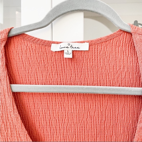 Love Tree Rust Crop Top - Picture 2 of 5